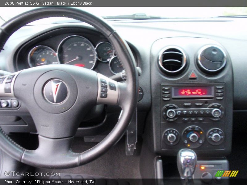 Black / Ebony Black 2008 Pontiac G6 GT Sedan