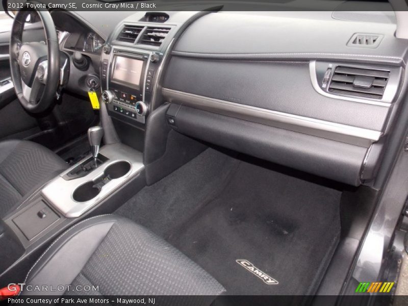 Cosmic Gray Mica / Black 2012 Toyota Camry SE