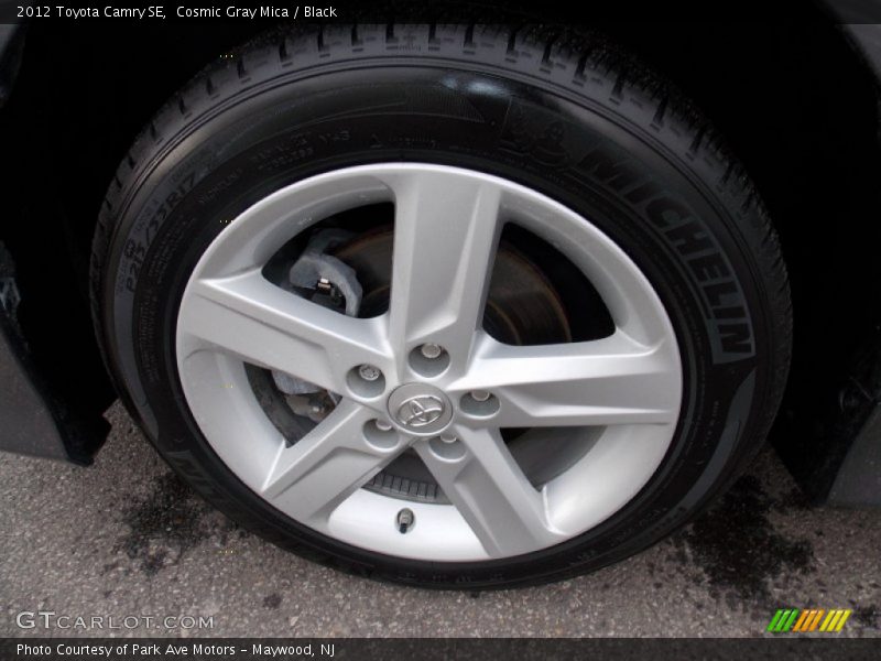 Cosmic Gray Mica / Black 2012 Toyota Camry SE
