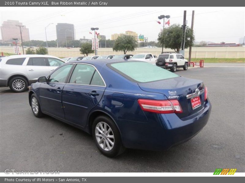 Blue Ribbon Metallic / Ash Gray 2010 Toyota Camry XLE