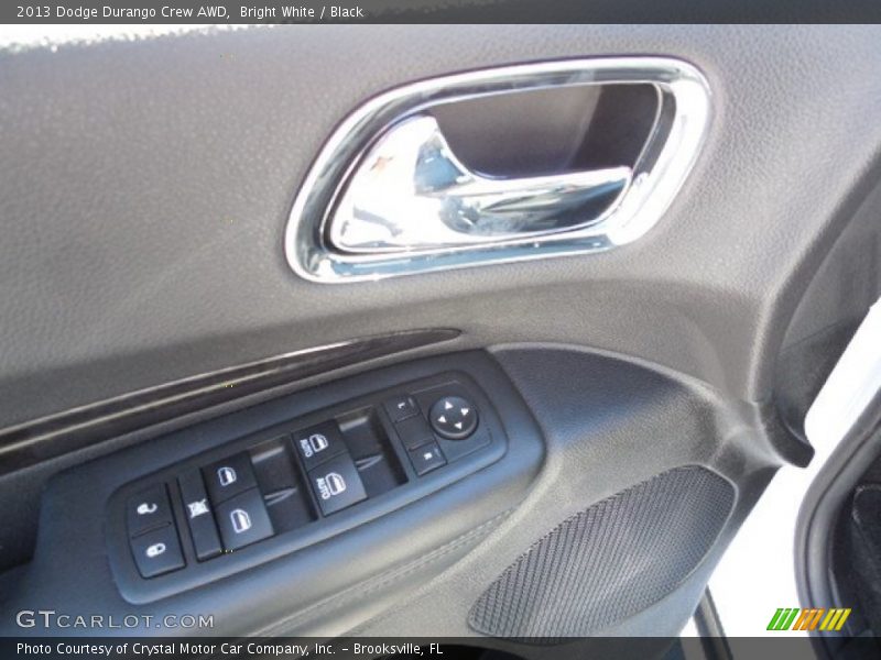 Bright White / Black 2013 Dodge Durango Crew AWD