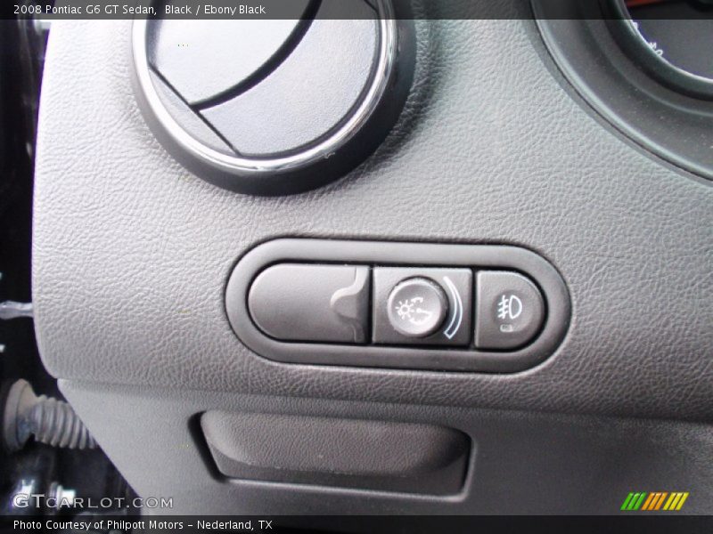 Black / Ebony Black 2008 Pontiac G6 GT Sedan