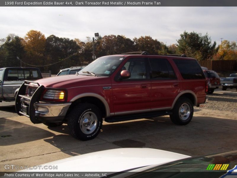 Dark Toreador Red Metallic / Medium Prairie Tan 1998 Ford Expedition Eddie Bauer 4x4
