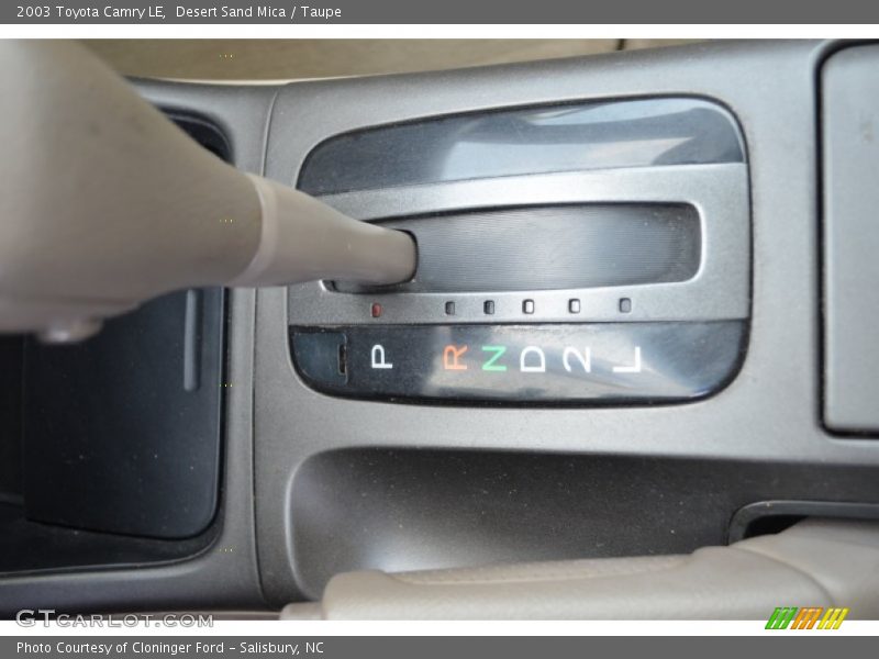 Desert Sand Mica / Taupe 2003 Toyota Camry LE
