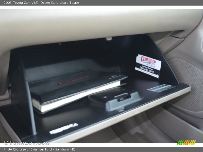 Desert Sand Mica / Taupe 2003 Toyota Camry LE