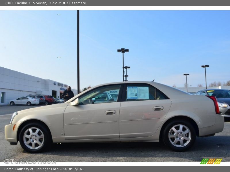 Gold Mist / Cashmere 2007 Cadillac CTS Sedan