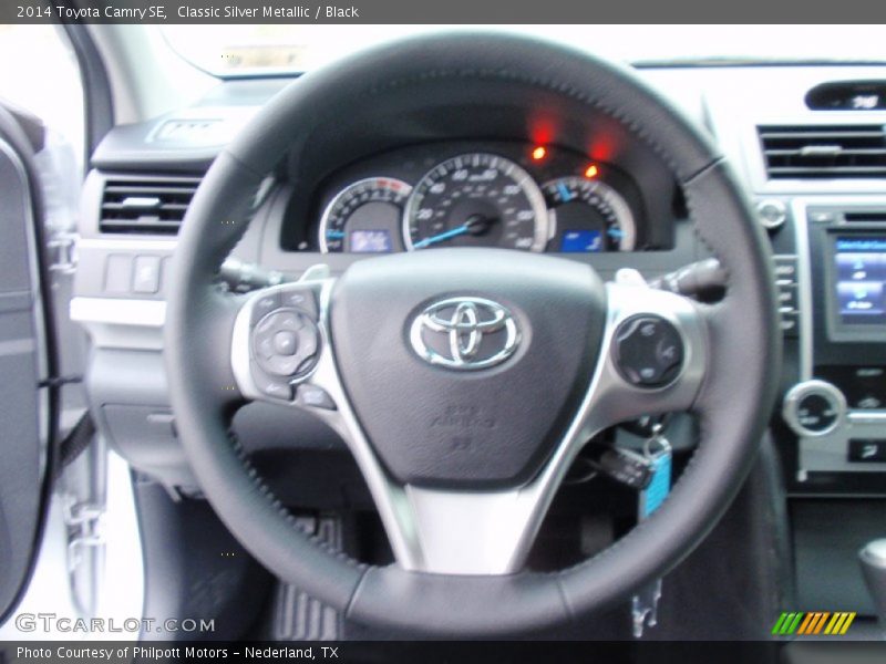Classic Silver Metallic / Black 2014 Toyota Camry SE