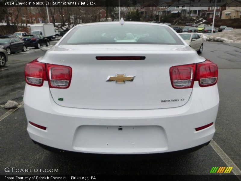 Summit White / Jet Black 2014 Chevrolet Malibu LT