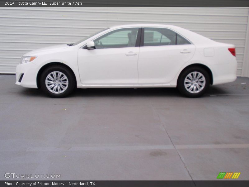 Super White / Ash 2014 Toyota Camry LE