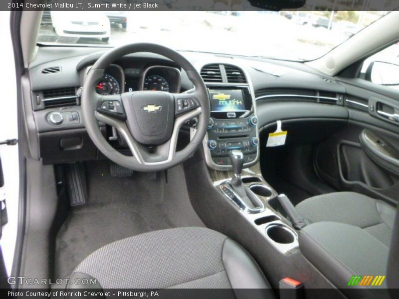Summit White / Jet Black 2014 Chevrolet Malibu LT