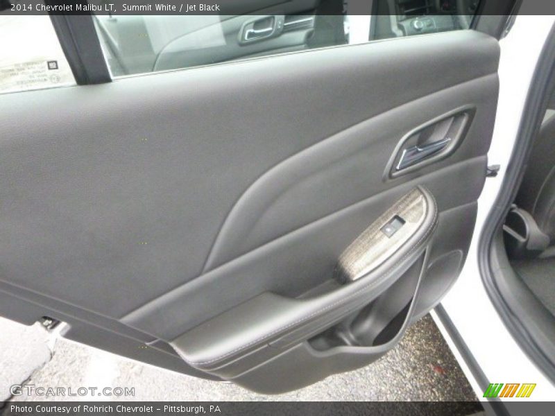 Summit White / Jet Black 2014 Chevrolet Malibu LT
