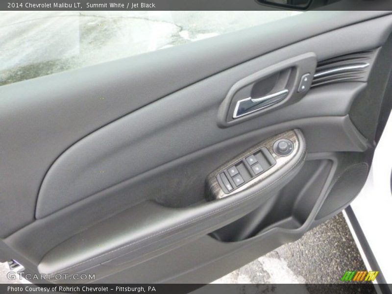Summit White / Jet Black 2014 Chevrolet Malibu LT