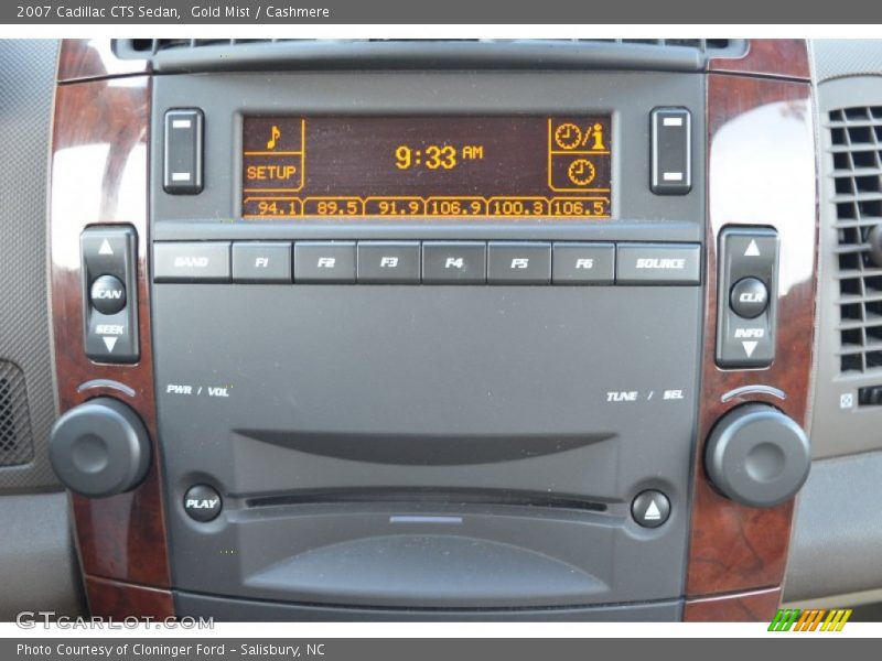 Gold Mist / Cashmere 2007 Cadillac CTS Sedan