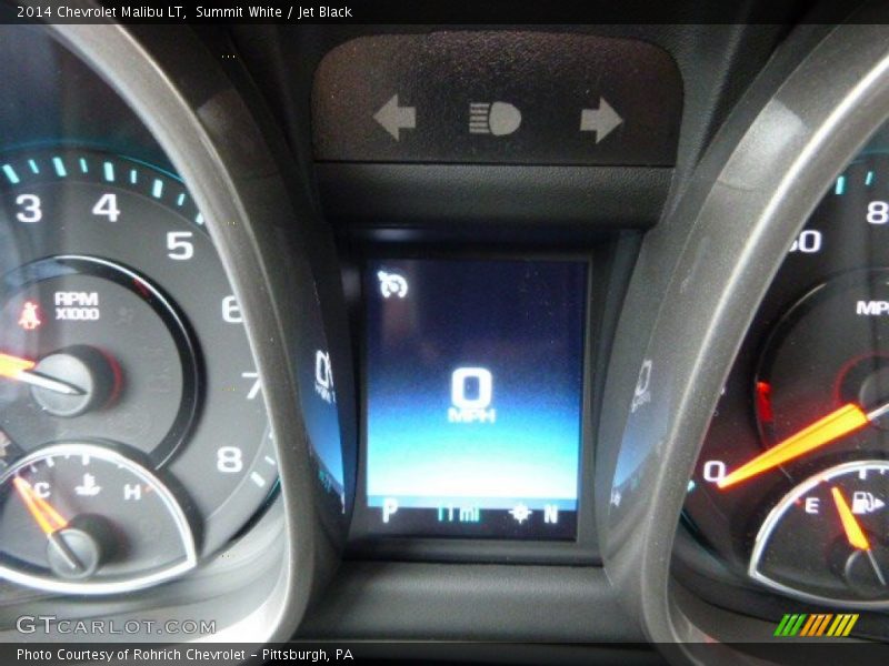 Summit White / Jet Black 2014 Chevrolet Malibu LT