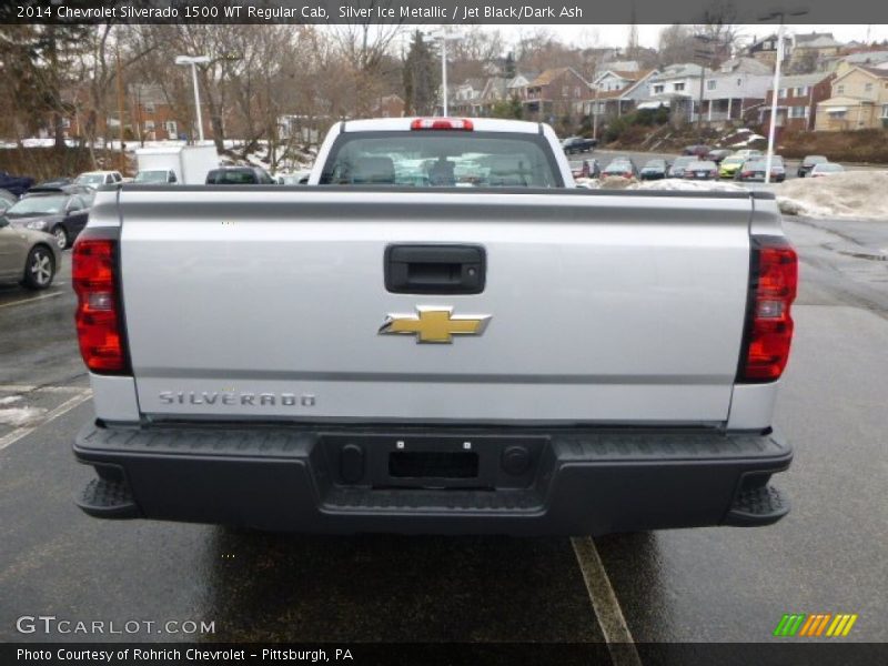 Silver Ice Metallic / Jet Black/Dark Ash 2014 Chevrolet Silverado 1500 WT Regular Cab