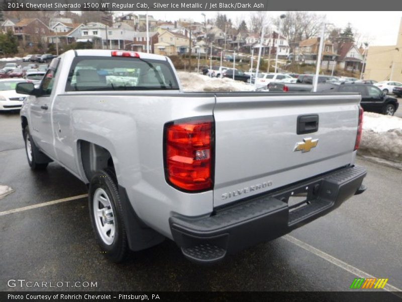 Silver Ice Metallic / Jet Black/Dark Ash 2014 Chevrolet Silverado 1500 WT Regular Cab