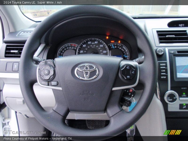 Super White / Ash 2014 Toyota Camry LE