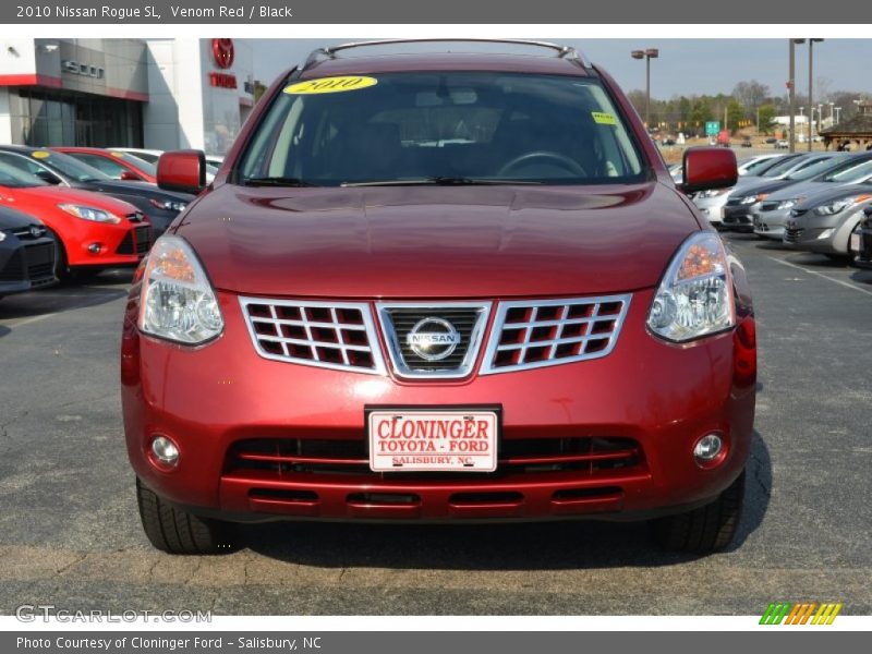 Venom Red / Black 2010 Nissan Rogue SL