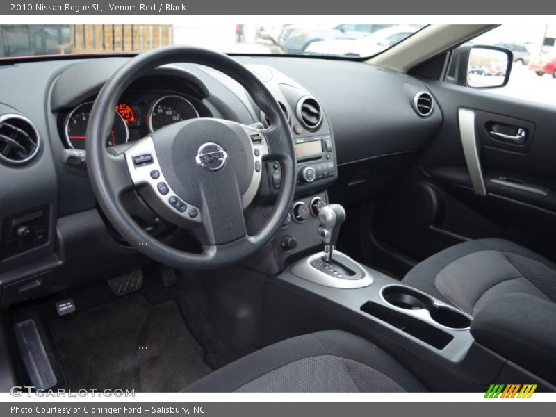 Venom Red / Black 2010 Nissan Rogue SL