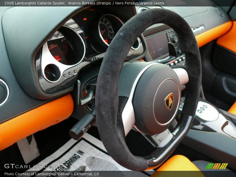  2008 Gallardo Spyder Nero Perseus/Arancio Leonis Interior