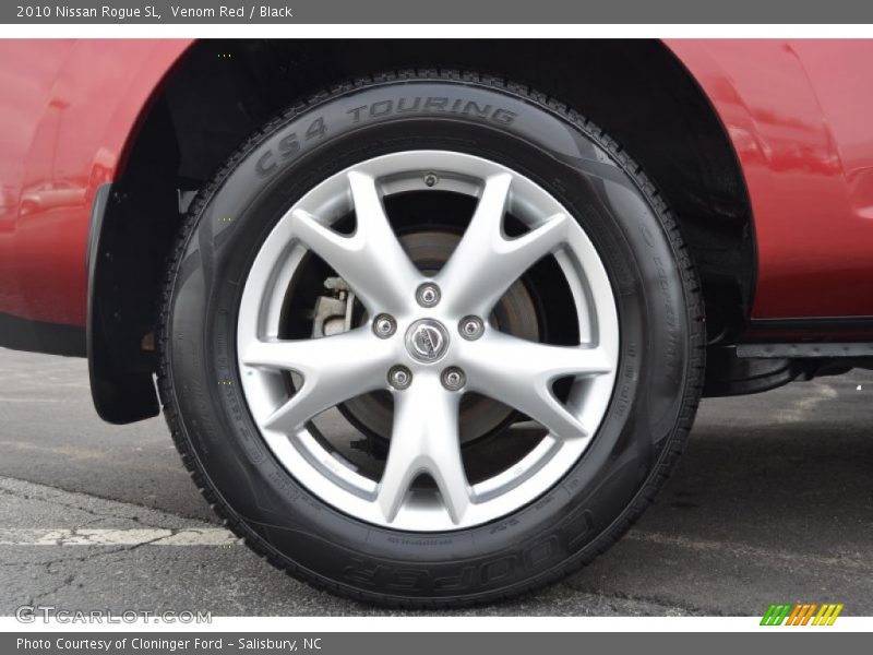 Venom Red / Black 2010 Nissan Rogue SL