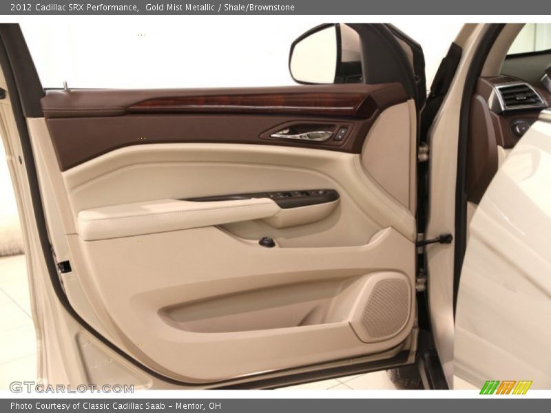 Gold Mist Metallic / Shale/Brownstone 2012 Cadillac SRX Performance