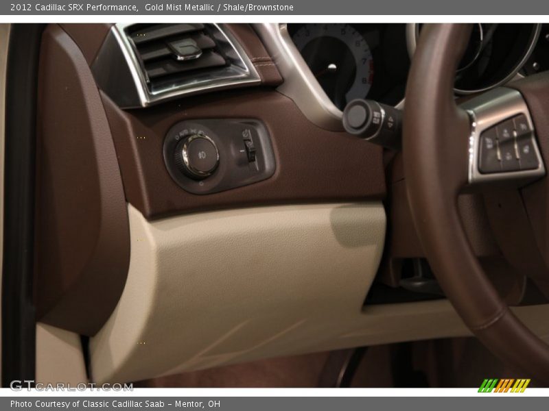 Gold Mist Metallic / Shale/Brownstone 2012 Cadillac SRX Performance