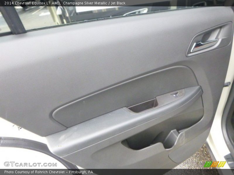Champagne Silver Metallic / Jet Black 2014 Chevrolet Equinox LT AWD
