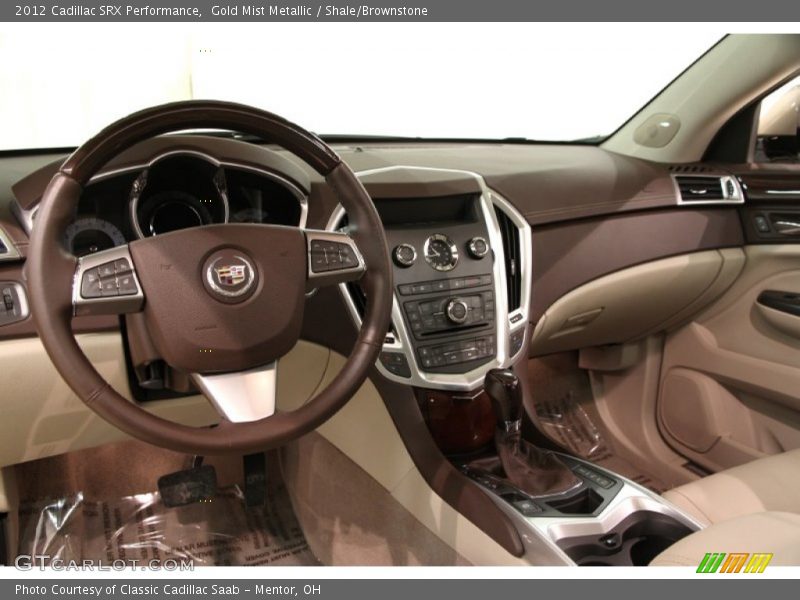Gold Mist Metallic / Shale/Brownstone 2012 Cadillac SRX Performance