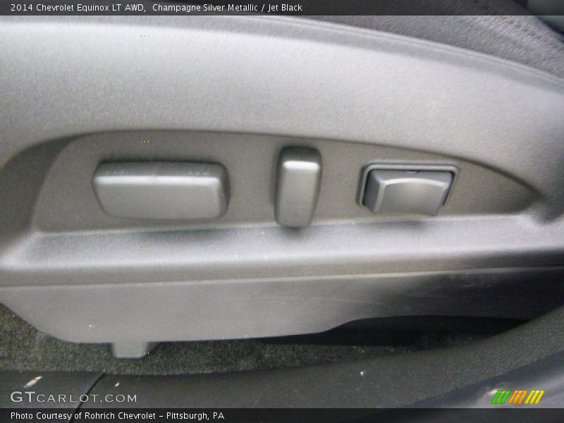 Champagne Silver Metallic / Jet Black 2014 Chevrolet Equinox LT AWD