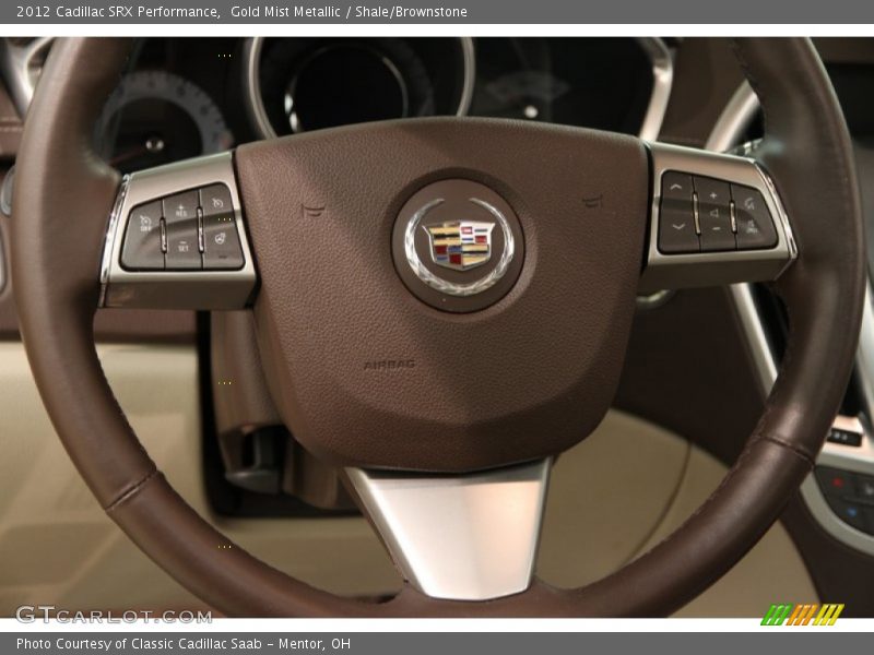 Gold Mist Metallic / Shale/Brownstone 2012 Cadillac SRX Performance