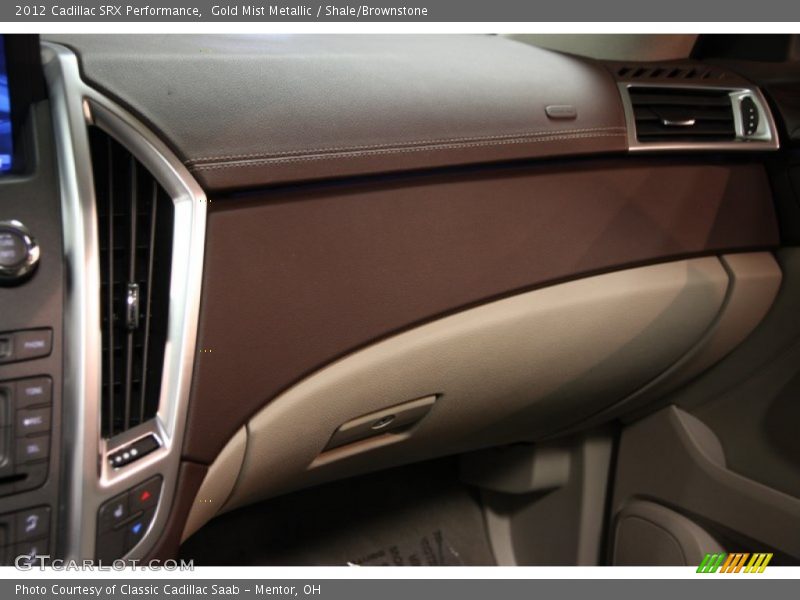 Gold Mist Metallic / Shale/Brownstone 2012 Cadillac SRX Performance