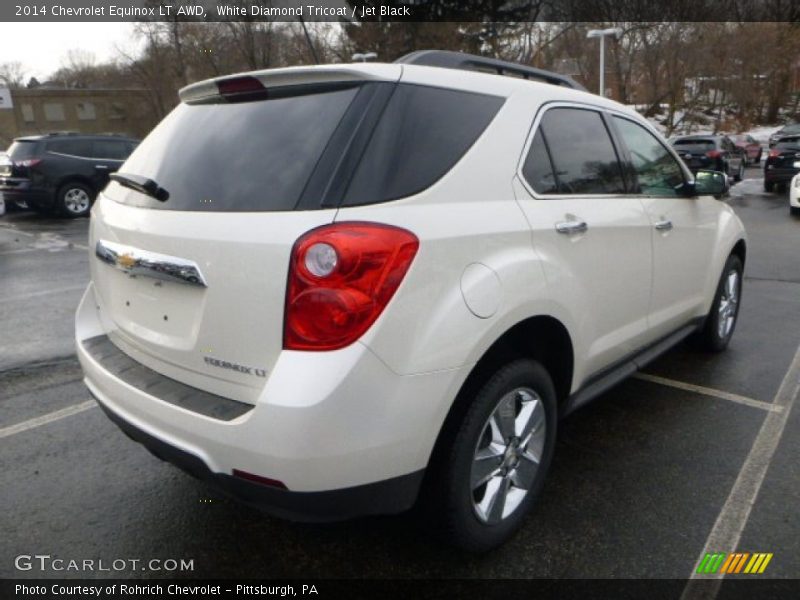 White Diamond Tricoat / Jet Black 2014 Chevrolet Equinox LT AWD