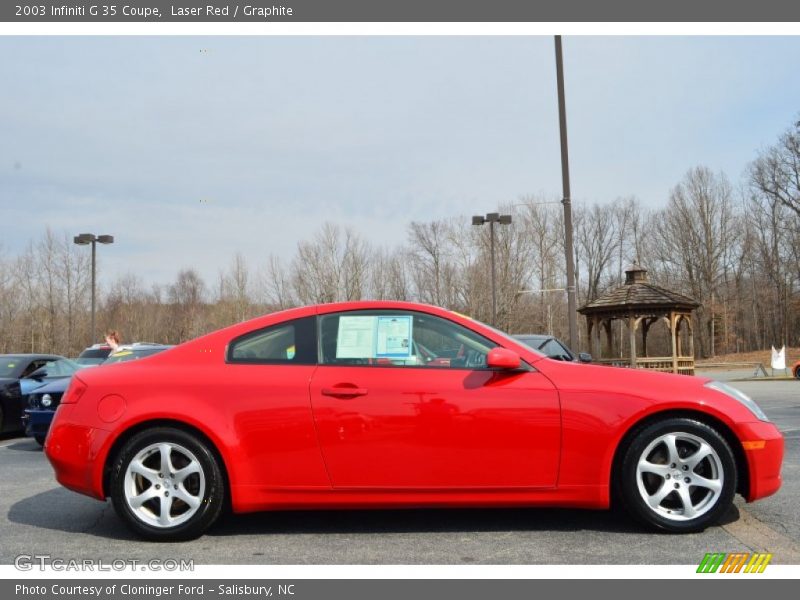  2003 G 35 Coupe Laser Red