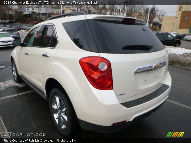 White Diamond Tricoat / Jet Black 2014 Chevrolet Equinox LT AWD