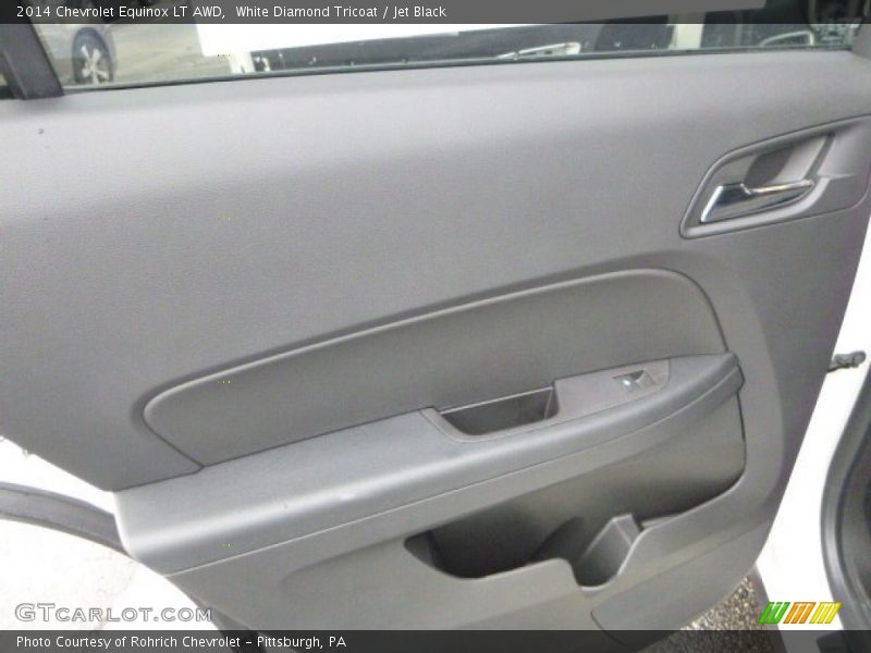 White Diamond Tricoat / Jet Black 2014 Chevrolet Equinox LT AWD