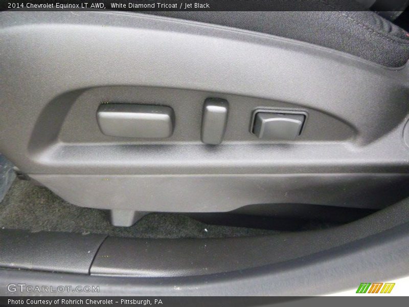 White Diamond Tricoat / Jet Black 2014 Chevrolet Equinox LT AWD