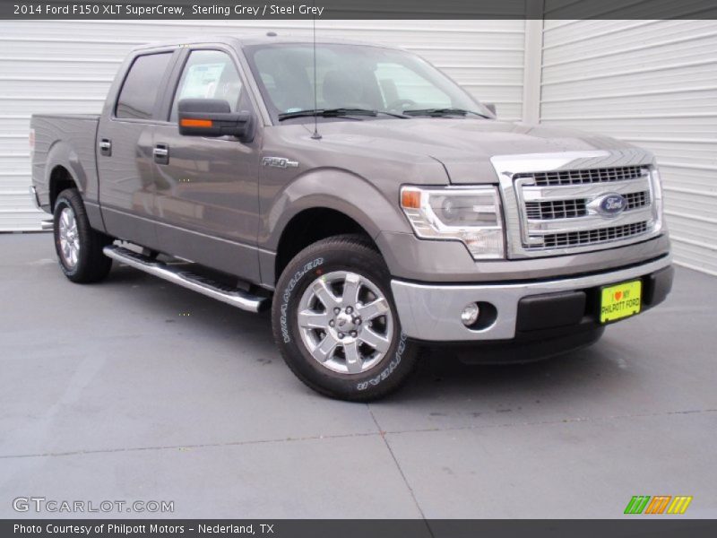 Sterling Grey / Steel Grey 2014 Ford F150 XLT SuperCrew