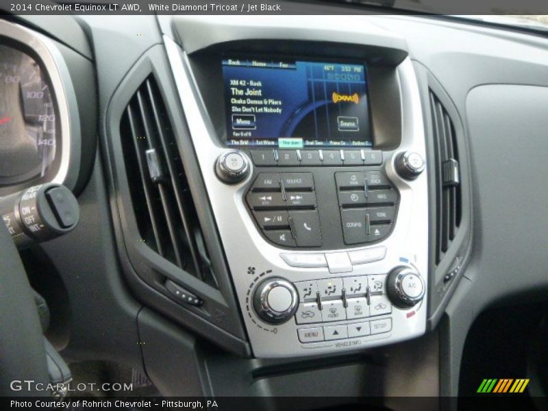 White Diamond Tricoat / Jet Black 2014 Chevrolet Equinox LT AWD