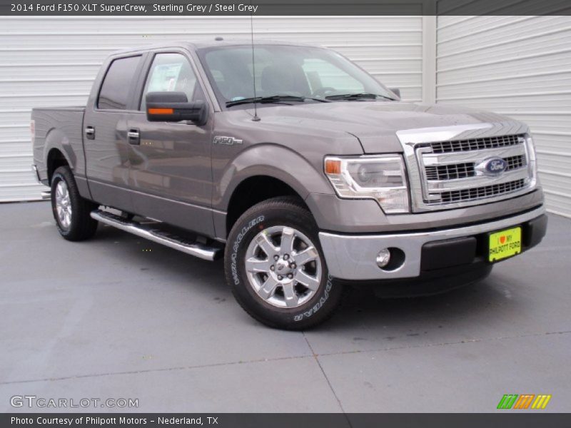 Sterling Grey / Steel Grey 2014 Ford F150 XLT SuperCrew