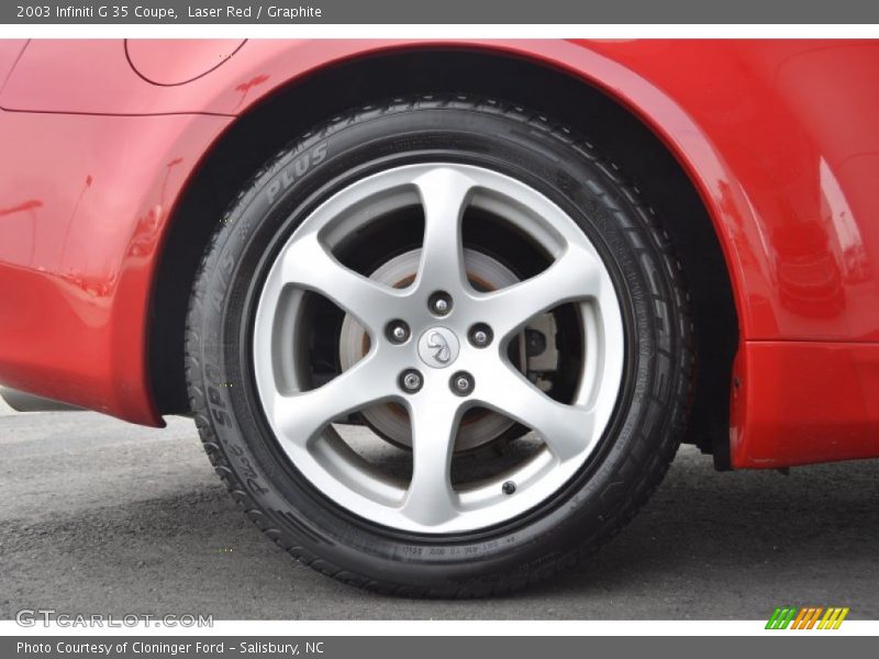  2003 G 35 Coupe Wheel