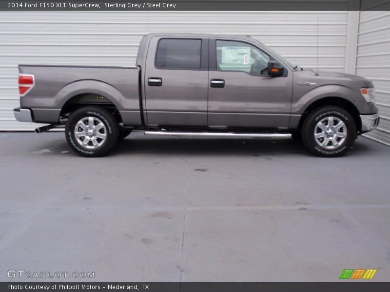 Sterling Grey / Steel Grey 2014 Ford F150 XLT SuperCrew