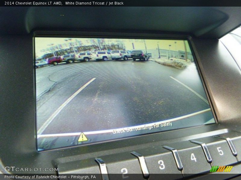 White Diamond Tricoat / Jet Black 2014 Chevrolet Equinox LT AWD