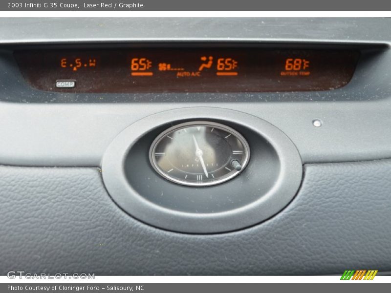 Laser Red / Graphite 2003 Infiniti G 35 Coupe