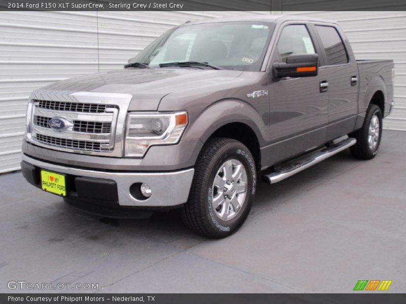 Sterling Grey / Steel Grey 2014 Ford F150 XLT SuperCrew