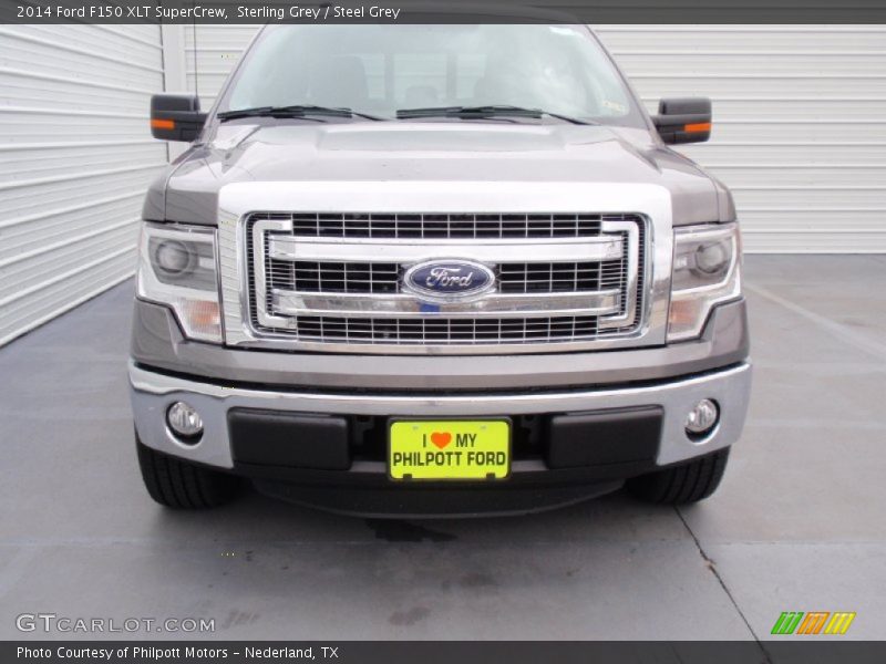 Sterling Grey / Steel Grey 2014 Ford F150 XLT SuperCrew