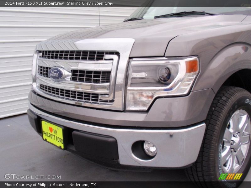 Sterling Grey / Steel Grey 2014 Ford F150 XLT SuperCrew