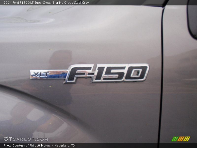 Sterling Grey / Steel Grey 2014 Ford F150 XLT SuperCrew