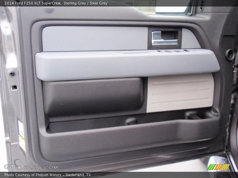 Sterling Grey / Steel Grey 2014 Ford F150 XLT SuperCrew