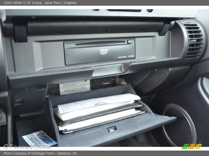 Laser Red / Graphite 2003 Infiniti G 35 Coupe